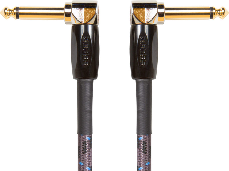 BOSS INSTRUMENT CABLE (15cm) 3-PACK - ANGLED/ANGLED