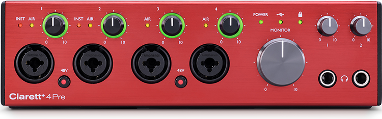 FOCUSRITE CLARRETT + 4 PRE USB-C