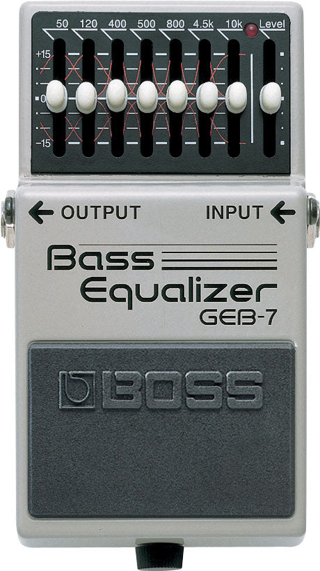 BOSS GEB-7 BASS EQUALISER 7-BAND EFFECTS PEDAL