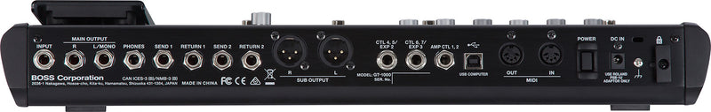 BOSS GT-1000 GUITAR MULTI- EFFECTS PROCESSOR