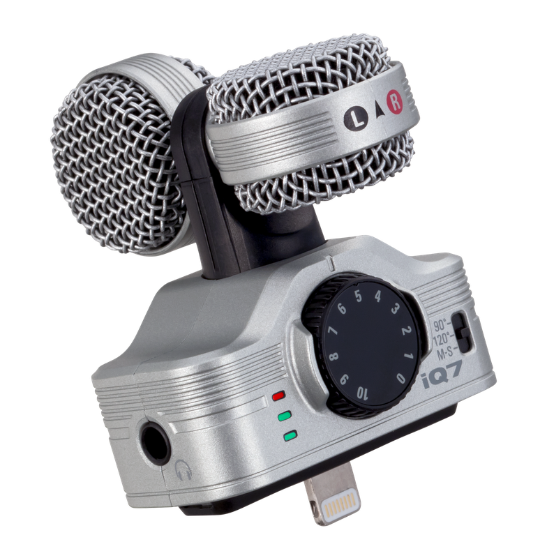 Zoom IQ7 Stereo Microphone for iOS Devices