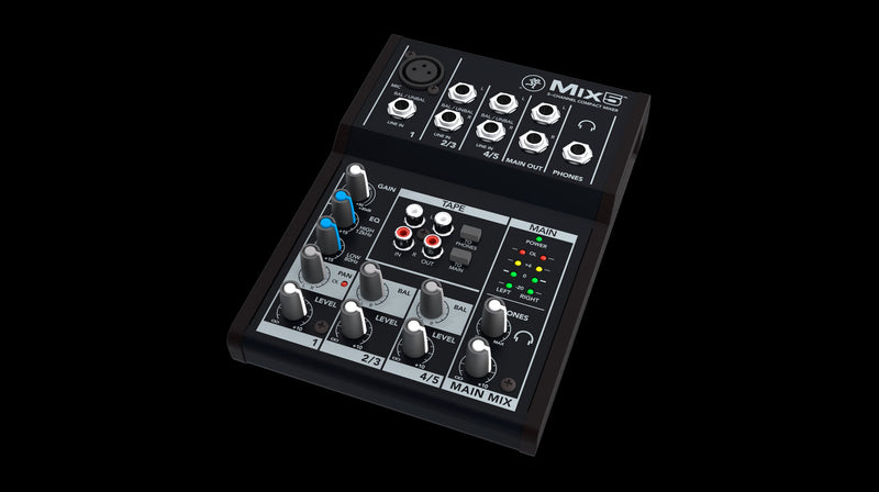MACKIE MIX5 5-CHANNEL COMPACT MIXER