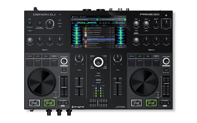 DENON DJ PRIME GO DJ CONSOLE WITH 7" TOUCHSCREEN