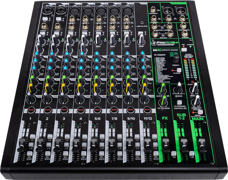 MACKIE PROFX12 V3 12-CHANNEL PROFESSIONAL MIXER WITH USB