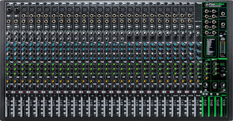 MACKIE PROFX30 V3 30-CHANNEL PROFESSIONAL COMPACT EFFECTS MIXER WITH USB