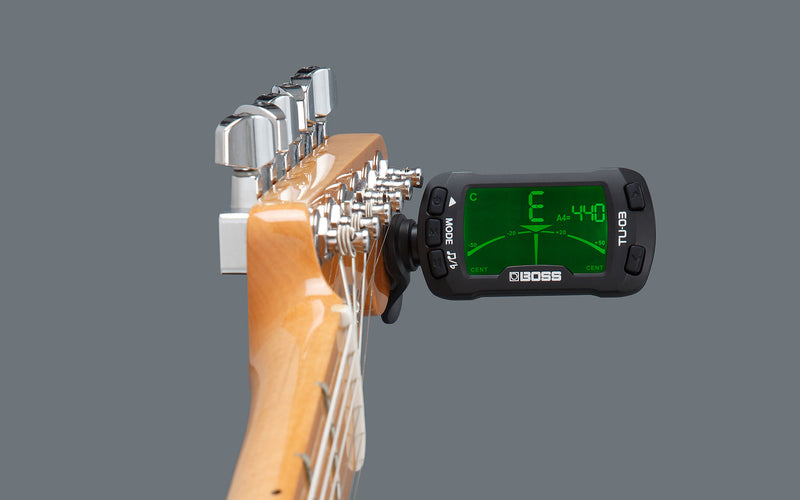 BOSS (TU-03) CLIP-ON TUNER AND METRONOME