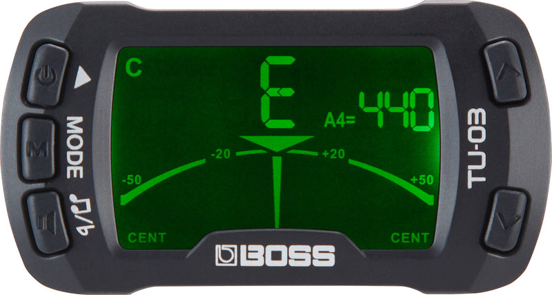 Boss TU-03 Clip-On Instrument Tuner and Metronome