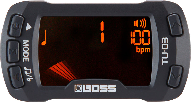 BOSS (TU-03) CLIP-ON TUNER AND METRONOME