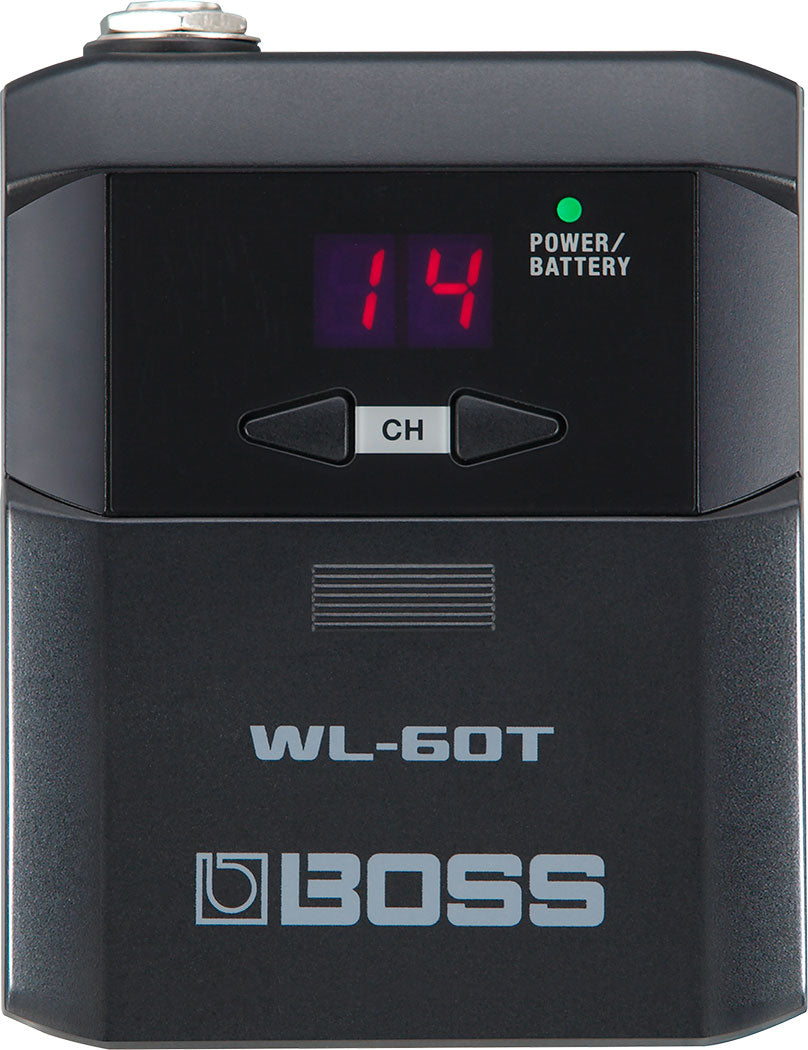 BOSS (WL-60) TRANSMITTER FOR WIRELESS SYSTEM FOR PEDALBOARDS